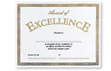 certificate - excellence
