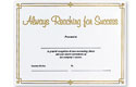certificate - always reaching