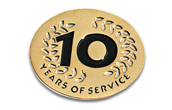 10 Years Of Service