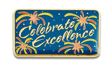 Celebrate Excellence Lapel Pin