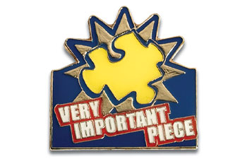 Very Important Piece Lapel Pin