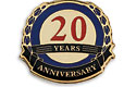 20  Years Anniversary Lapel Pin