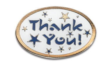 Thank You! Lapel Pin