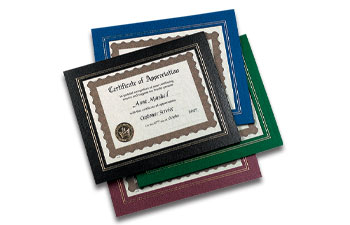 Certificate Frames - Burgundy