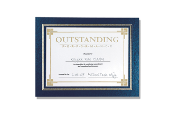 Certificate Frames - Blue
