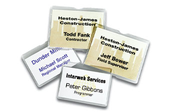 4 X 3 In. Magnetic Badge