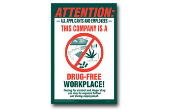 Drug Free Workplace Poster