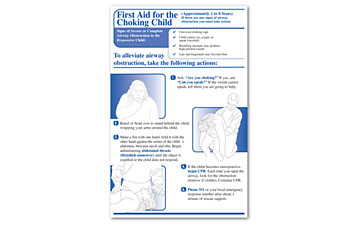 Choking Poster For The Child